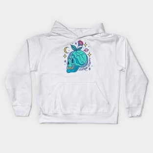 Carpe diem skull Kids Hoodie